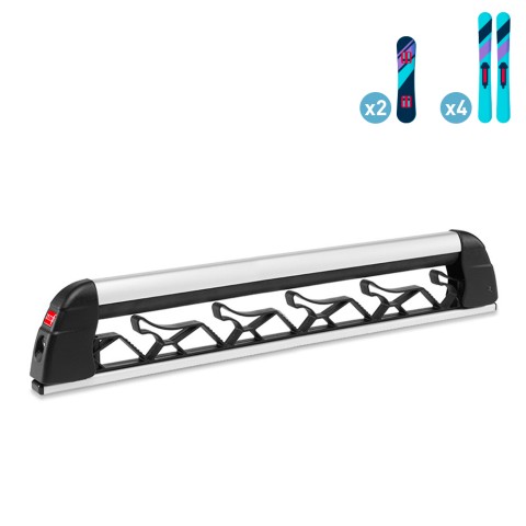 Universele Aluski & Board Dakdrager voor Snowboards - Geschikt voor 4 Stuks Aanbieding