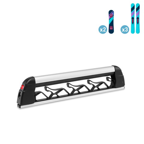 Universele dakdrager voor snowboard - Aluski & Board Universale 3 Aanbieding