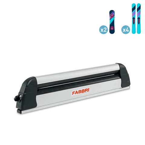 Verhoogde universele dakdragers voor snowboard Aluski & Board New 4 Aanbieding