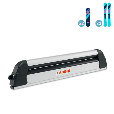 Universele verhoogde dakdrager voor snowboard Aluski & Board New 3 Aanbieding