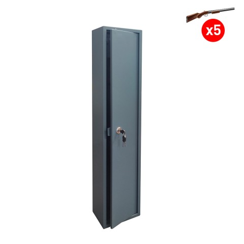 Geweerkast met 5 plaatsen en sleutelslot Shield M2