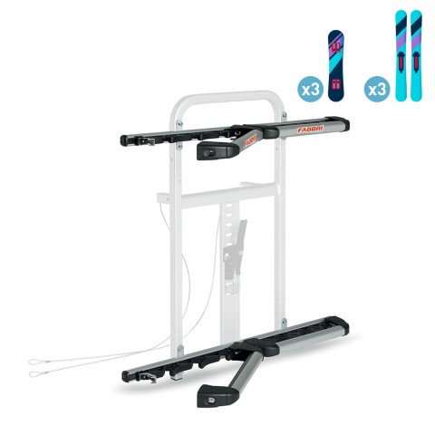 Ski- en snowboarddrager Gringo Ski & Board offroad voor fietsendrager Gringo Bici Aanbieding