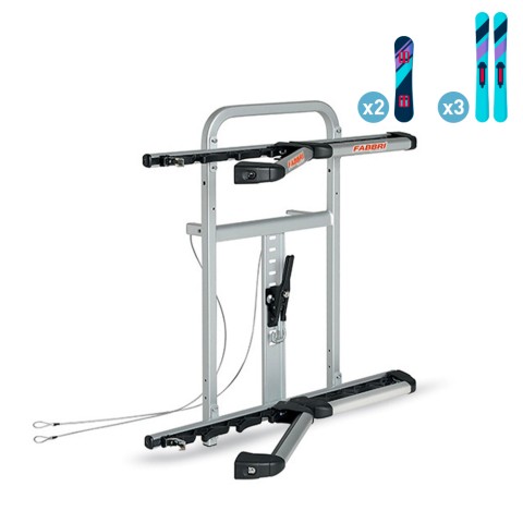 Gringo Ski & Board Offroad Ski- en Snowboarddrager Reservebandhouder Aanbieding