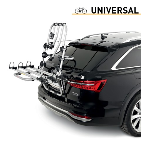 Universele fietsendrager voor 3 fietsen achterklep Bici Ok Mtb 75 Aanbieding