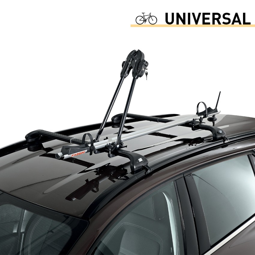 Universele fietsendrager voor autodak met antidiefstal Bici 3000 Alu New Aanbieding Universele fietsendrager voor autodak met antidiefstal Bici 3000 Alu New Aanbieding