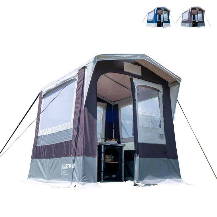 Brunner Gusto NG camping keukentent met muggennet 150x150 cm Verkoop
