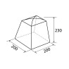 Cucinotto 200x200 anti-UV campingtent Chef II Outdoor Brunner Kortingen