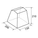 Cucinotto tent voor kamperen opbergruimte 150x200 Coriander I Brunner Voorraad