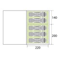 Grote familietent voor 5 personen 360x490 Kalinda 5 Brunner Catalogus