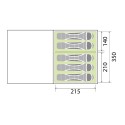 Opblaasbare kampeertent 380x540 Paraiso 5/6 personen Brunner Keuze