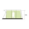 Opblaasbare kampeertent 380x540 Paraiso 5/6 personen Brunner Model