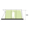 Opblaasbare familietent 310x510 voor 4 personen Pure 4 Brunner Keuze