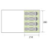 Opblaasbare familietent 310x510 voor 4 personen Pure 4 Brunner Model