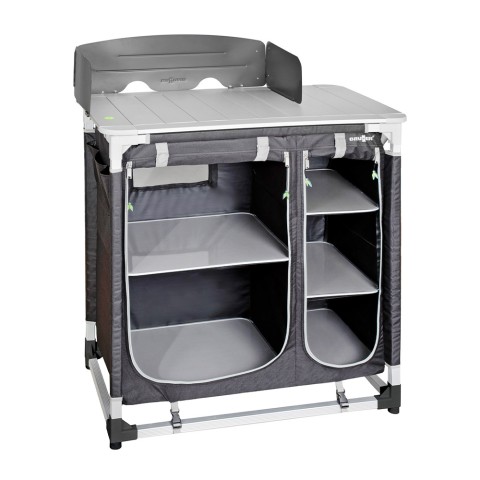 Mobiele campingkeuken met 2 compartimenten Azabache CT Square Brunner Aanbieding