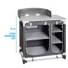 Mobiele campingkeuken met 2 compartimenten Azabache CT Square Brunner Verkoop