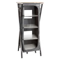 Brunner Mercury Cross HS SQ multifunctionele campingkast 4 vakken houten blad Aanbieding