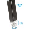 Brunner Mercury Cross HS SQ multifunctionele campingkast 4 vakken houten blad Afmetingen