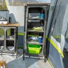 Brunner Mercury Cross HS SQ multifunctionele campingkast 4 vakken houten blad Verkoop