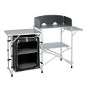 Opvouwbare campingkeukenkast aluminium Snack Easy Black Brunner Aanbieding