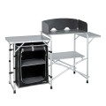 Opvouwbare campingkeukenkast aluminium Snack Easy Black Brunner Aanbieding