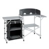 Opvouwbare campingkeukenkast aluminium Snack Easy Black Brunner Aanbieding