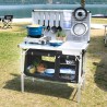 Opvouwbare campingkeukenkast met accessoires Drive In Black Brunner Verkoop