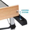 Opvouwbare kampeertafel 120,5x70 aluminium hout Quadra Tropic 4 Brunner Aanbod