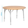 Opvouwbare ronde tafel Ø 90 voor camping en tuin Camperking R Brunner Prijs
