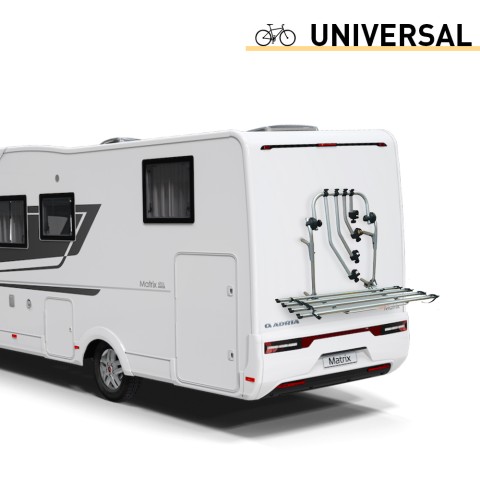 Universele achterfietsendrager voor 4 fietsen Bici Ok Compact Camper Aanbieding