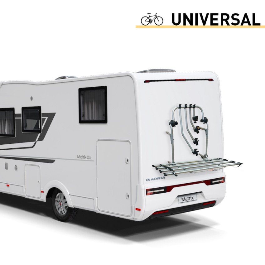 Universele achterfietsendrager voor 4 fietsen Bici Ok Compact Camper Aanbieding
