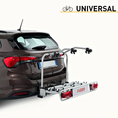 Opvouwbare fietsendrager voor trekhaak Auto Bici Exclusive Deluxe 2 Aanbieding