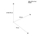 Opvouwbare campingtafel 110x75 voor buiten in de tuin Elù Duplit Brunner Keuze