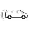Universele vrijstaande luifel voor auto, van en minibus Beyond Brunner Voorraad