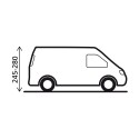 Opblaasbare tent voor minibuscamper Trails A.I.R. TECH HC Brunner Voorraad