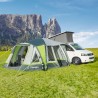 Universele opblaasbare tent 340x380 voor bestelwagens minibussen Trouper XL Brunner Verkoop