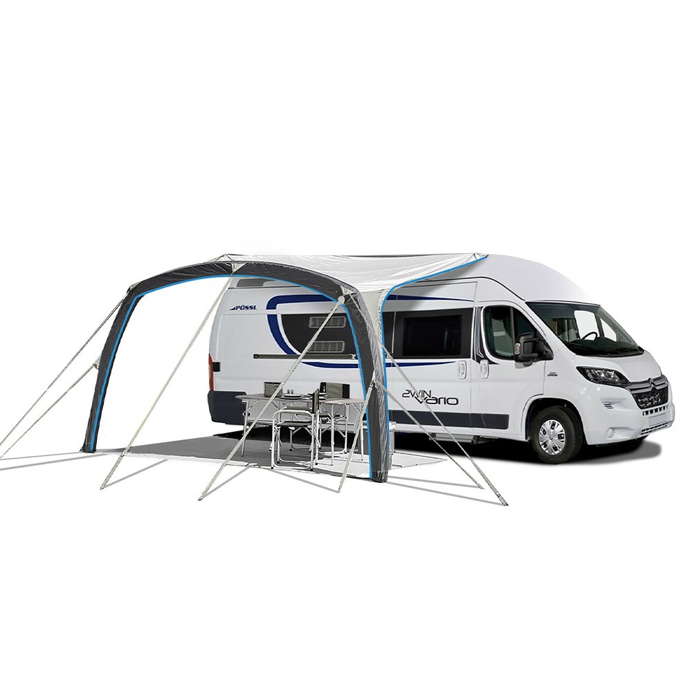 Opblaasbare caravan luifel Skia 400 zonnescherm Aerocamping Brunner