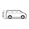 Automatische luifel voor minibus met Nelmore Brunner opent automatisch Verkoop
