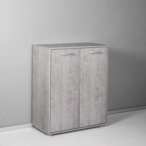 Opbergkast hal kantoor woonkamer 2 deuren met plank Point Aanbieding