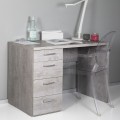 Moderne kantoorbureau 4 lades smartworking grijs KimDesk GS Aanbieding
