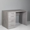 Moderne kantoorbureau 4 lades smartworking grijs KimDesk GS Korting