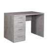Moderne kantoorbureau 4 lades smartworking grijs KimDesk GS Aanbod
