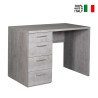 Moderne kantoorbureau 4 lades smartworking grijs KimDesk GS Verkoop