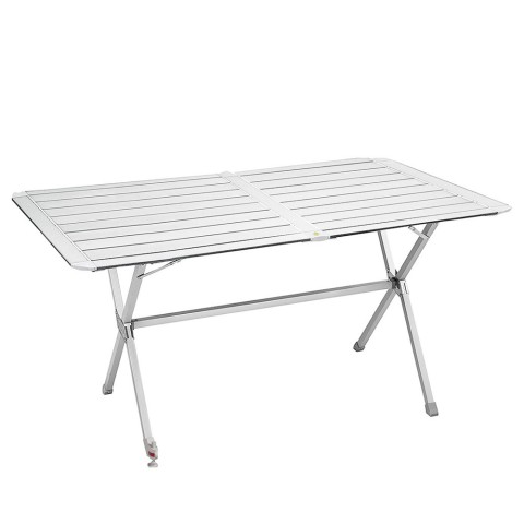Opvouwbare campingtafel 140x81cm Silver Gapless Level 6 Brunner Aanbieding