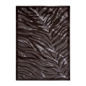 Bruin rechthoekig kleed met zebraprint, geschikt voor woonkamer Double MAR007 Verkoop