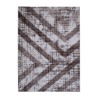 Design tapijt geometrische stijl rechthoekig wit bruin Dubbel MAR010 Verkoop