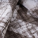 Design tapijt geometrische stijl rechthoekig wit bruin Dubbel MAR010 Aanbod