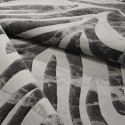 Modern Rechthoekig Zebrapatroon Vloerkleed Grijs Zwart Dubbel GRI006 Aanbod