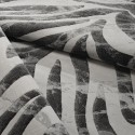 Moderne rechthoekig vloerkleed zebraprint grijs zwart Double GRI006 Aanbod