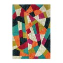 Rechthoekig vloerkleed kortpolig meerkleurig geometrisch design MUL433 Verkoop