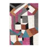Veelkleurig geometrisch rechthoekig modern woonkamer tapijt MUL435 Verkoop